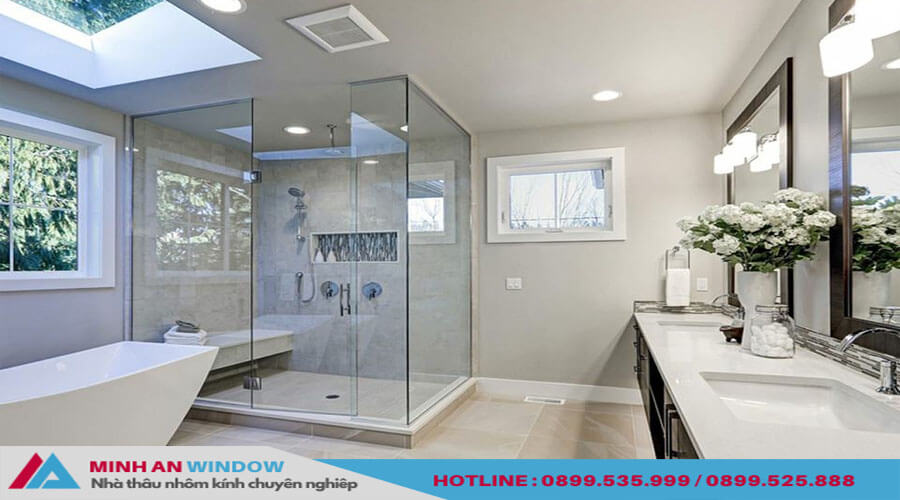 Minh An Window thi công trọn gói giá tốt vách ngăn phòng tắm mica giá tốt