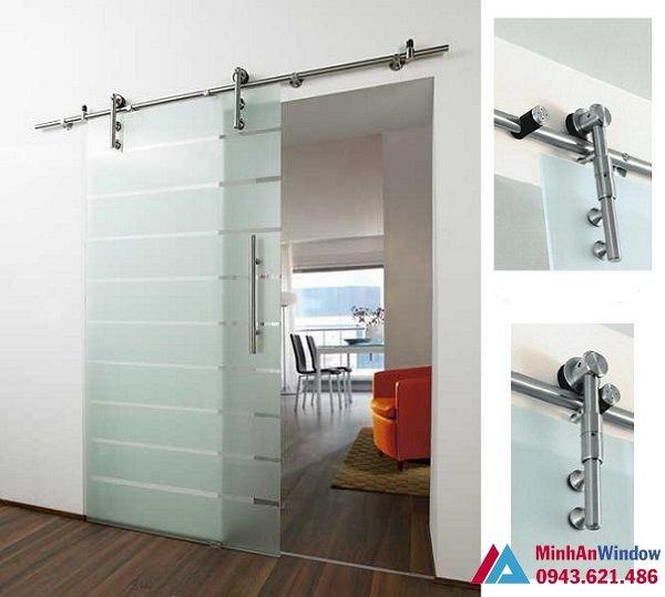 Mẫu cửa kính cường lực 1 cánh đẹp, sang trọng 4 Cua Kinh Cuong Luc 1 Canh2