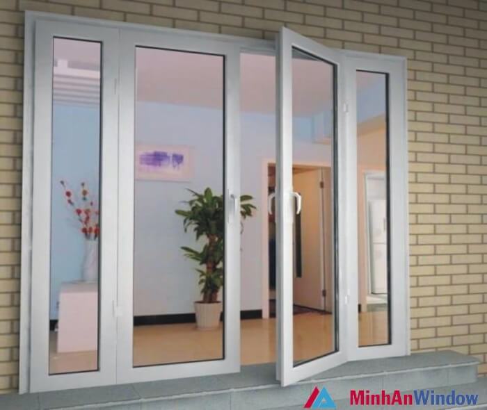 Cửa đi cửa nhôm Việt Pháp hệ 4500 cho phòng khách Cửa đi cửa nhôm Việt Pháp hệ 4500 cho phòng khách