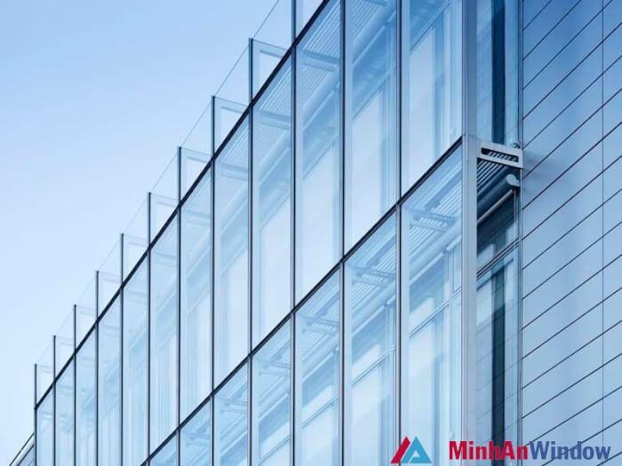 vách mặt dựng nhôm việt pháp hệ 100