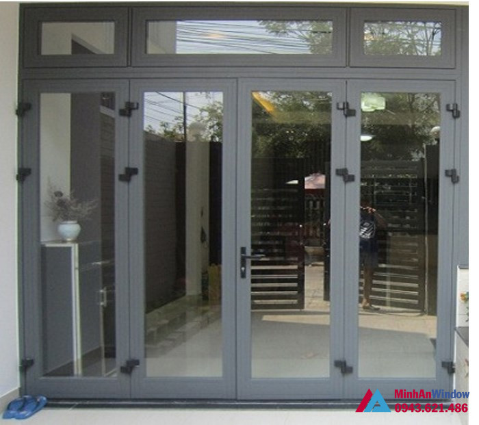 Những mẫu cửa nhôm xingfa màu ghi sang trọng phổ biến 12 Những Mẫu Cửa Nhôm Xingfa Màu Ghi Sang Trọng Phổ Biến 12