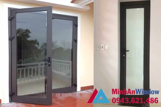 8 Mẫu Cửa Nhôm Việt Pháp Màu Cà Phê Phong Cách Hiện Đại 3 8 Mẫu Cửa Nhôm Việt Pháp Màu Cà Phê Phong Cách Hiện Đại 2