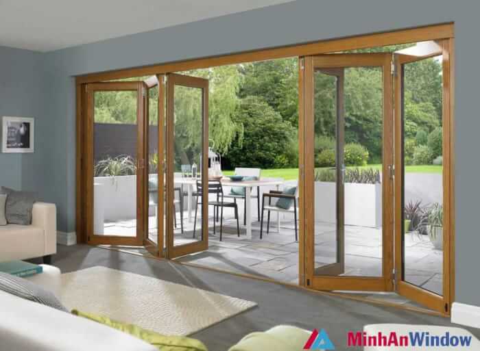Mẫu Cửa Lùa Xếp Gấp Phổ Biến Nhất Năm 2020 1 cửa lùa xếp gấp