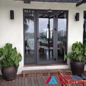 Cửa nhôm Xingfa hệ 55 1 cánh sơn tĩnh điện Cửa nhôm Xingfa hệ 55 1 cánh sơn tĩnh điện