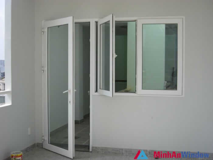 Mẫu cửa nhôm 1 cánh đẹp 3 mẫu cửa nhôm 1 cánh đẹp
