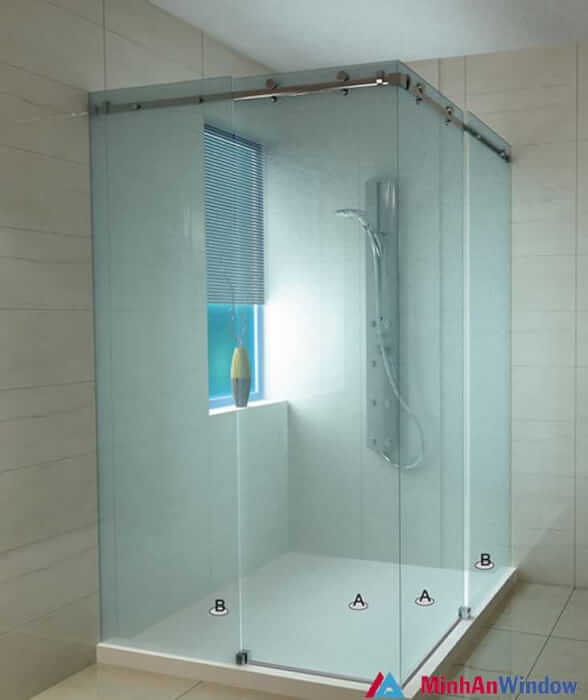 phụ kiện cửa lùa kính cường lực