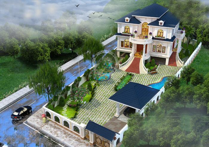 mẫu biệt thự đẹp 2 tầng 2 mặt tiền mẫu biệt thự đẹp 2 tầng 2 mặt tiền