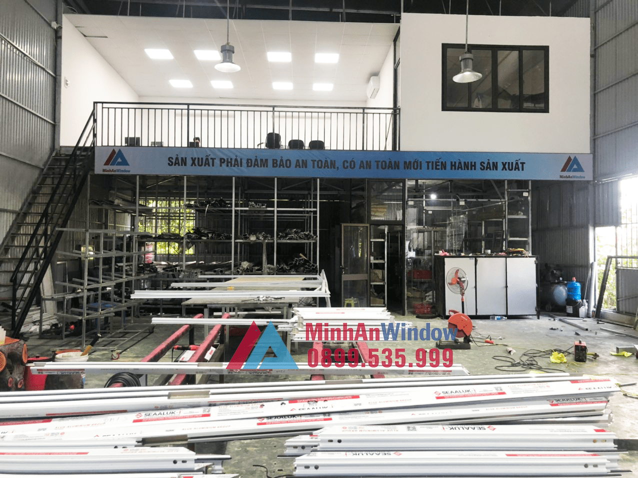 Xưởng sản xuất cửa nhôm kính của Minh An Window tại Hà Nội - Minh An Window Đã thi công Xưởng sản xuất cửa nhôm kính của Minh An Window tại Hà Nội - Minh An Window Đã thi công