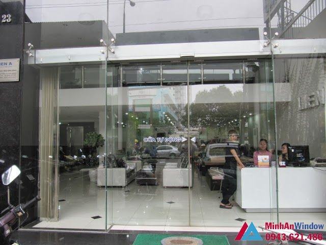 Cửa kính tự động thương hiệu Nabco nhật bản đơn giản Cua Kinh Tu Dong