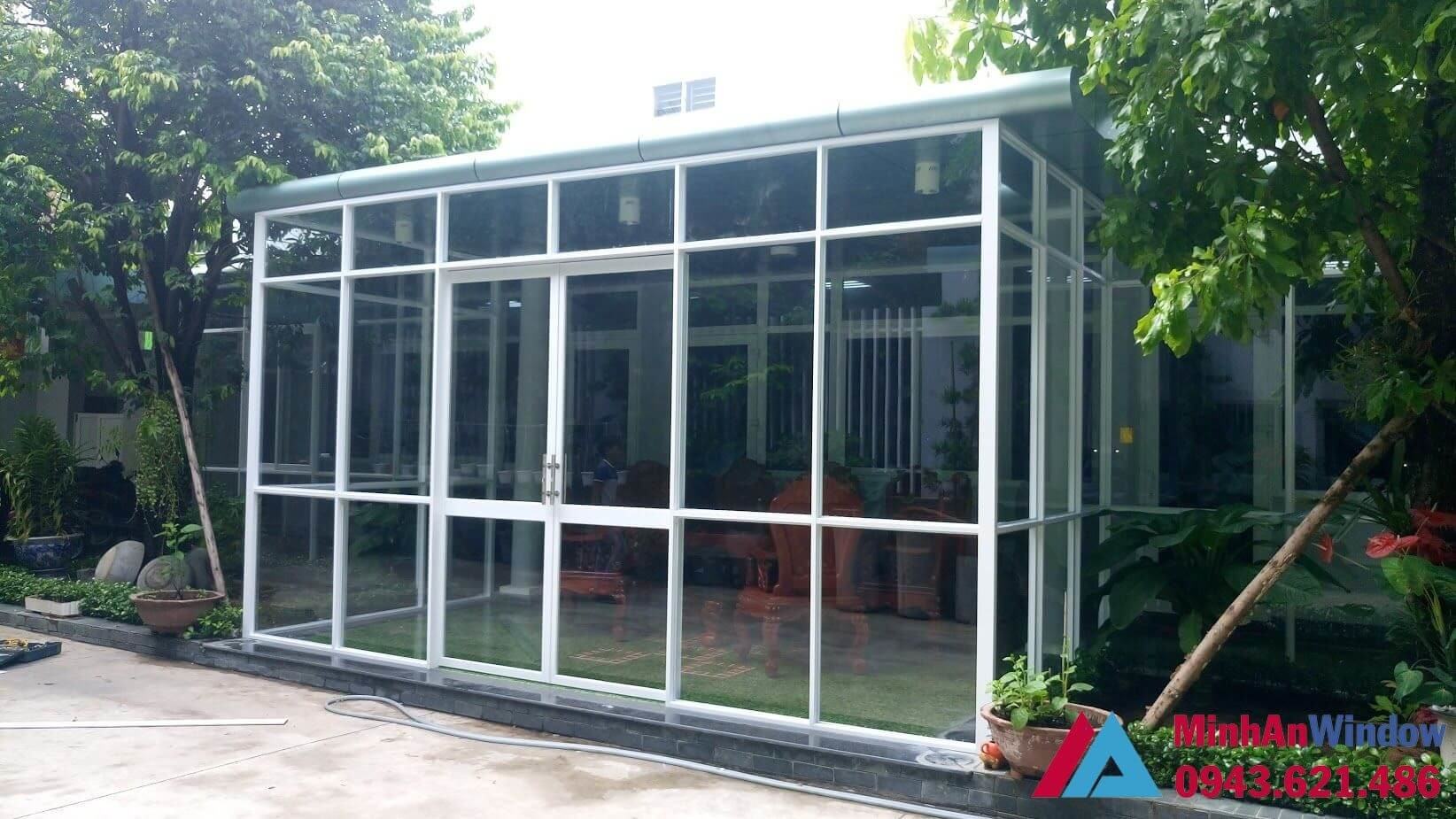 Cửa kính khung nhôm trắng cao cấp chất lượng nhất năm 2021 Cửa kính khung nhôm trắng cao cấp chất lượng nhất năm 2021