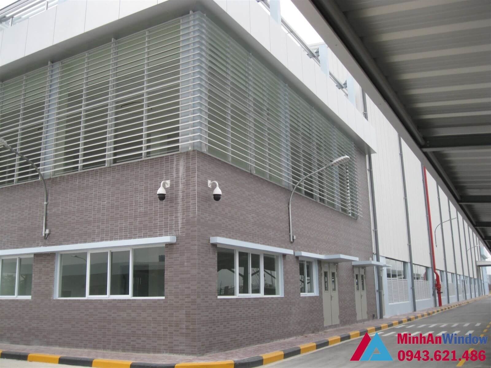 Cửa nhôm kính tại cho nhà máy tại Hòa Bình - Minh An Window đã thi công Cửa nhôm kính tại cho nhà máy tại Hòa Bình - Minh An Window đã thi công