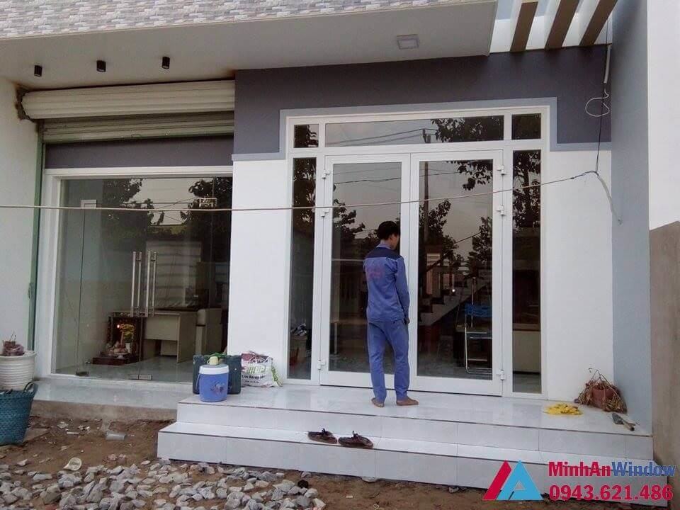 Hoàn thiện cửa nhôm việt pháp bàn giao cho gia chủ tại bắc giang Hoàn thiện cửa nhôm việt pháp bàn giao cho gia chủ tại Bắc Giang