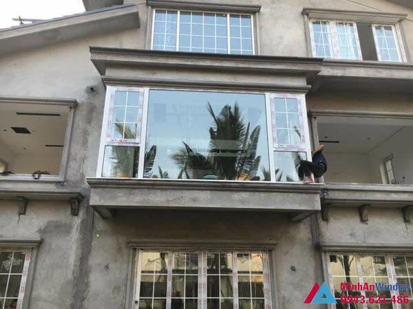Thi công cửa nhôm xingfa tại bắc ninh Lam Cua Nhom Xingfa Biet Thu Bac Ninh