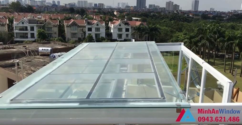 Mái kính cường lực Mai Kinh Cuong Luc Tai Bac Giang