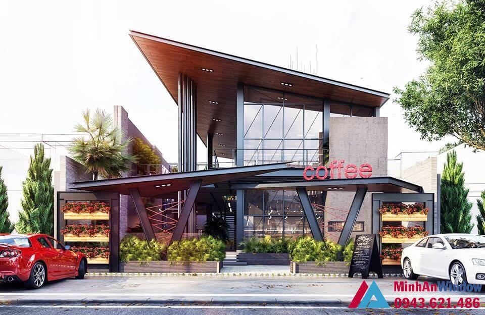 Nhà kính khung thép cao cấp chất lượng cho các quán cafe Nhà kính khung thép cao cấp chất lượng cho các quán cafe