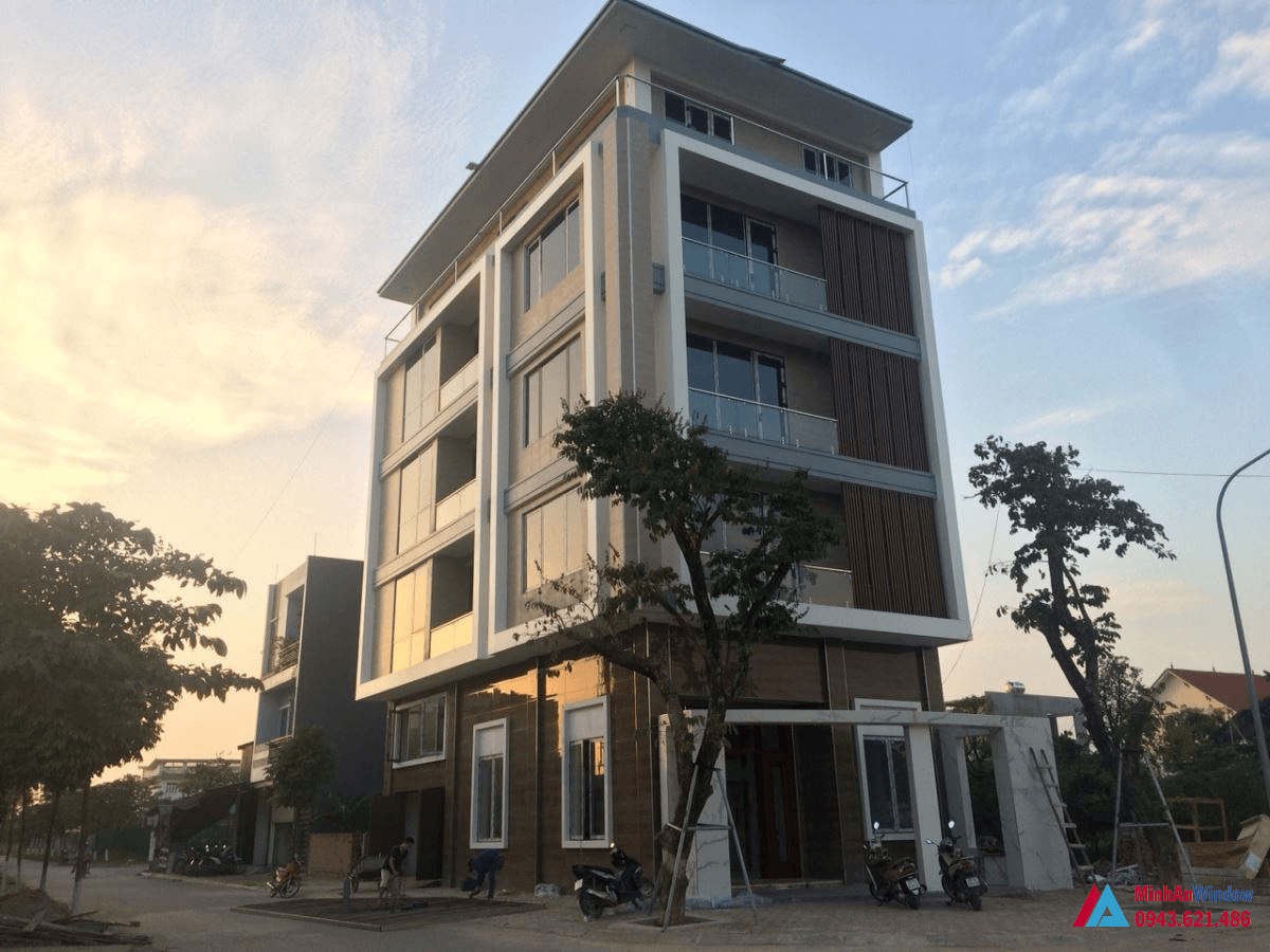 Cửa nhôm Xingfa cho biệt thự văn phòng tại Quốc Oai