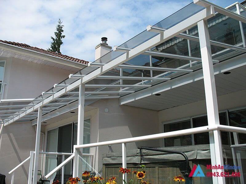 Thi Công Lắp Đặt Mái Kính Cường Lực Tại Thái Bình Chất Lượng Cao 2 Mai Kinh Cuong Luc7