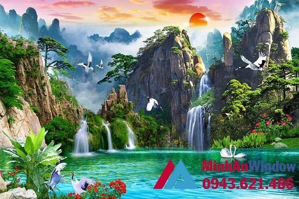 Tranh Kính Bếp Cho Ngôi Nhà Việt Hiện Đại 3 Tranh Kinh Dep cho ngoi nha Viet