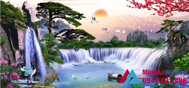 Tranh Theu Chu Thap Thac Nuoc A965 9
