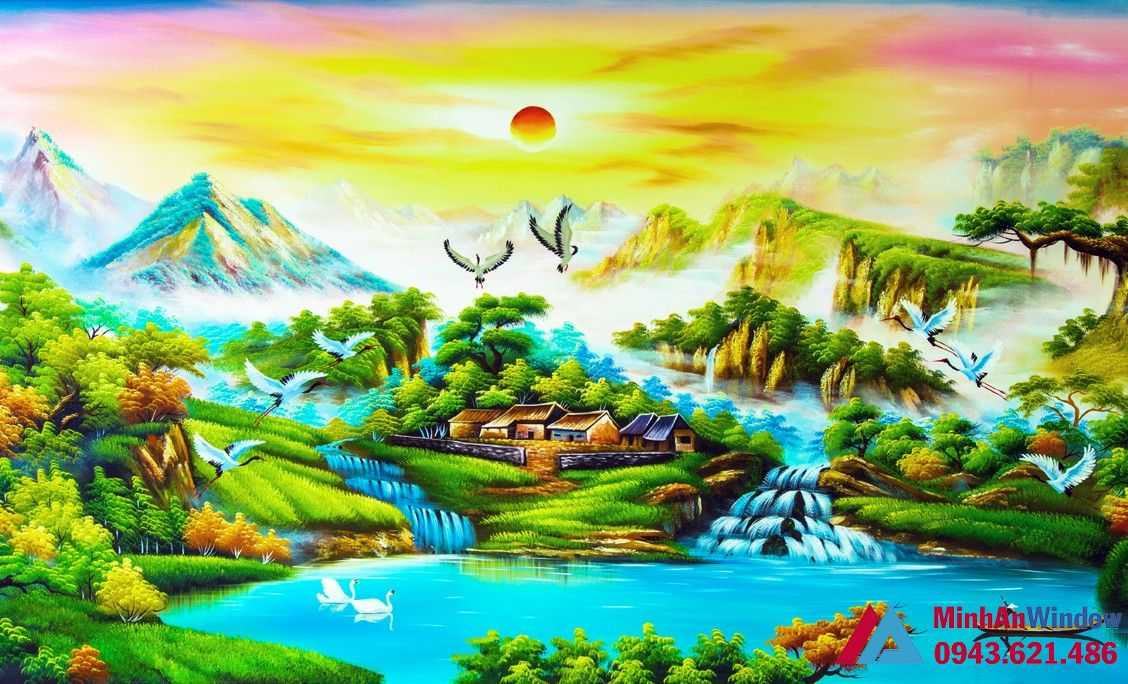Tranh Kính 3D Sơn Dầu - Nét Đẹp Cho Không Gian Nội Thất 2 Tranh Kính 3D Sơn Dầu - Nét Đẹp Cho Không Gian Nội Thất 2