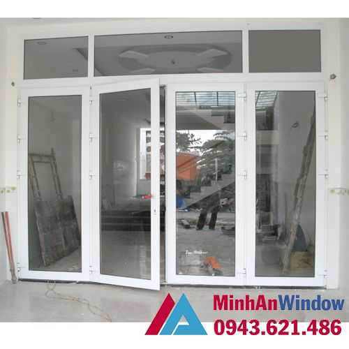 Thi Công Cửa Nhôm Kính Cường Lực 4 Cánh Uy Tín Cao 2 Cua Di 4 Canh Mo Quay 1 Optimized