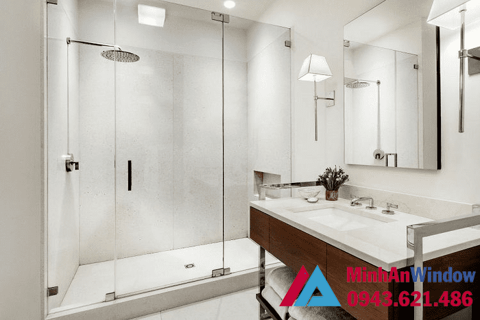 Lắp đặt Phòng Tắm Kính Vách Tắm Kính Giá Rẻ 25