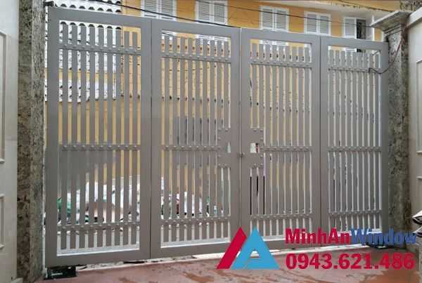 Lắp Đặt Các Mẫu Cửa Khung Sắt Bịt Tôn 2 Mau Cua Cong Sat Dep Don Gian Hien Dai 24 Optimized