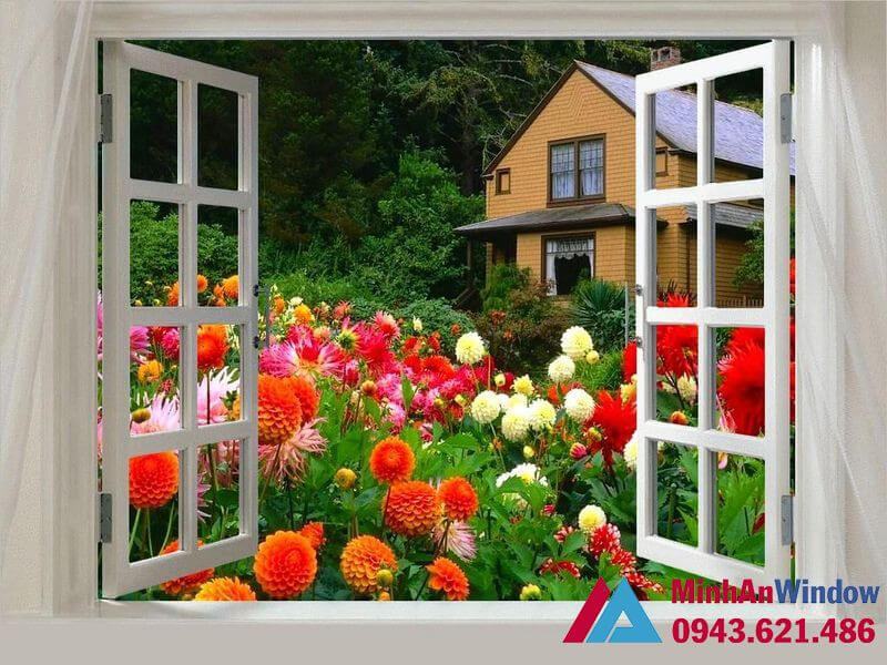 Mẫu Cửa Sổ Bằng Gỗ Màu Trắng