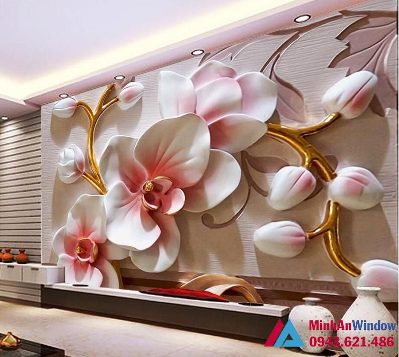 Mẫu tranh kính 3D được tạo trên nền kính cường lực cực chất Mẫu tranh kính 3D được tạo trên nền kính cường lực cực chất
