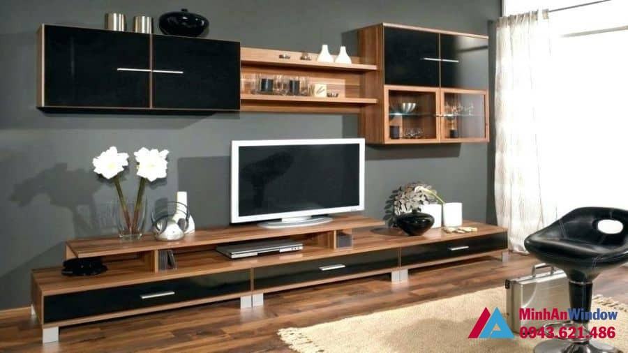 Mẫu kệ kính cường lực kết hợp gỗ cao cấp Mẫu kệ kính cường lực kết hợp gỗ cao cấp