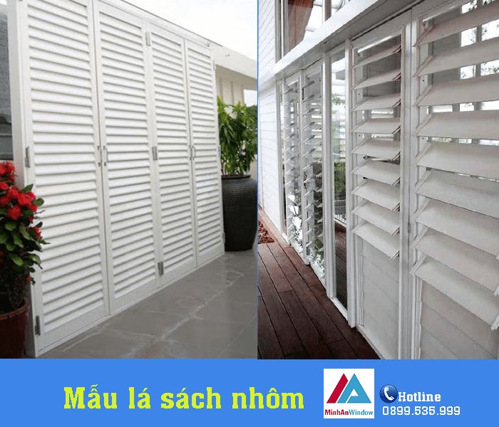 Cửa nhôm lá sách cao cấp dùng cho biệt thự - Minh An Window đã thi công Cửa nhôm lá sách cao cấp dùng cho biệt thự - Minh An Window đã thi công