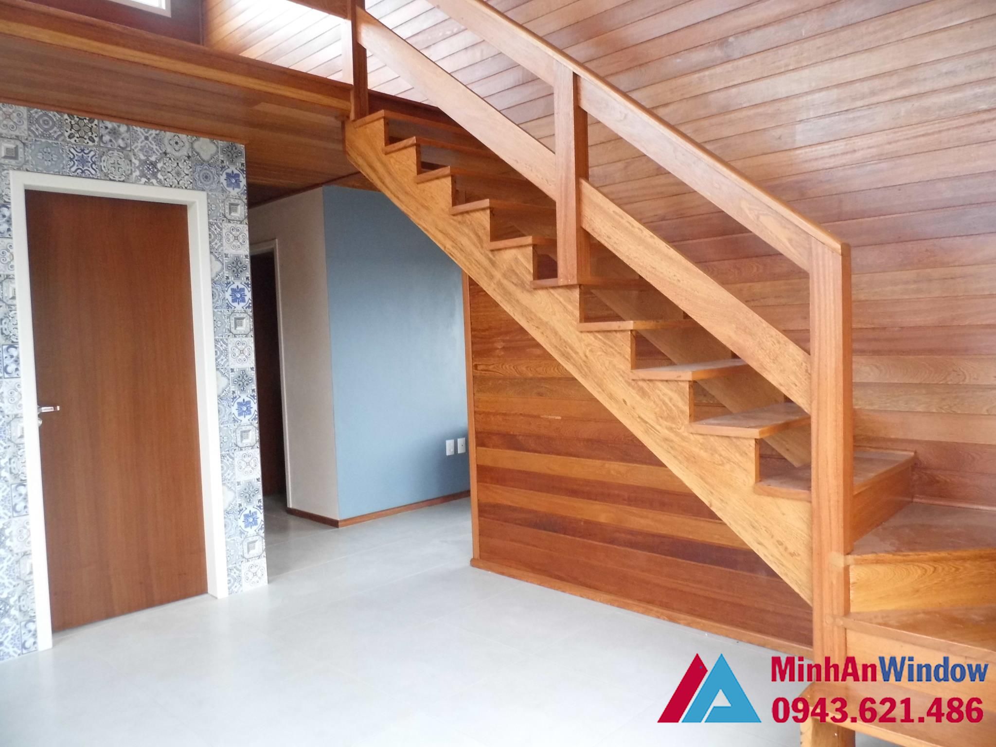 Trụ cầu thang gỗ cao cấp cho khu nghỉ dưỡng lớn - minh an window đã thi công Trụ cầu thang gỗ cao cấp cho khu nghỉ dưỡng lớn - Minh An Window đã thi công