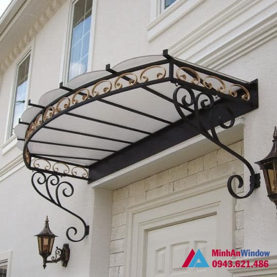 Mẫu mái kính cường lực khung sắt nghệ thuật thường thấy ở vinhome Mẫu mái kính cường lực khung sắt nghệ thuật thường thấy ở vinhome