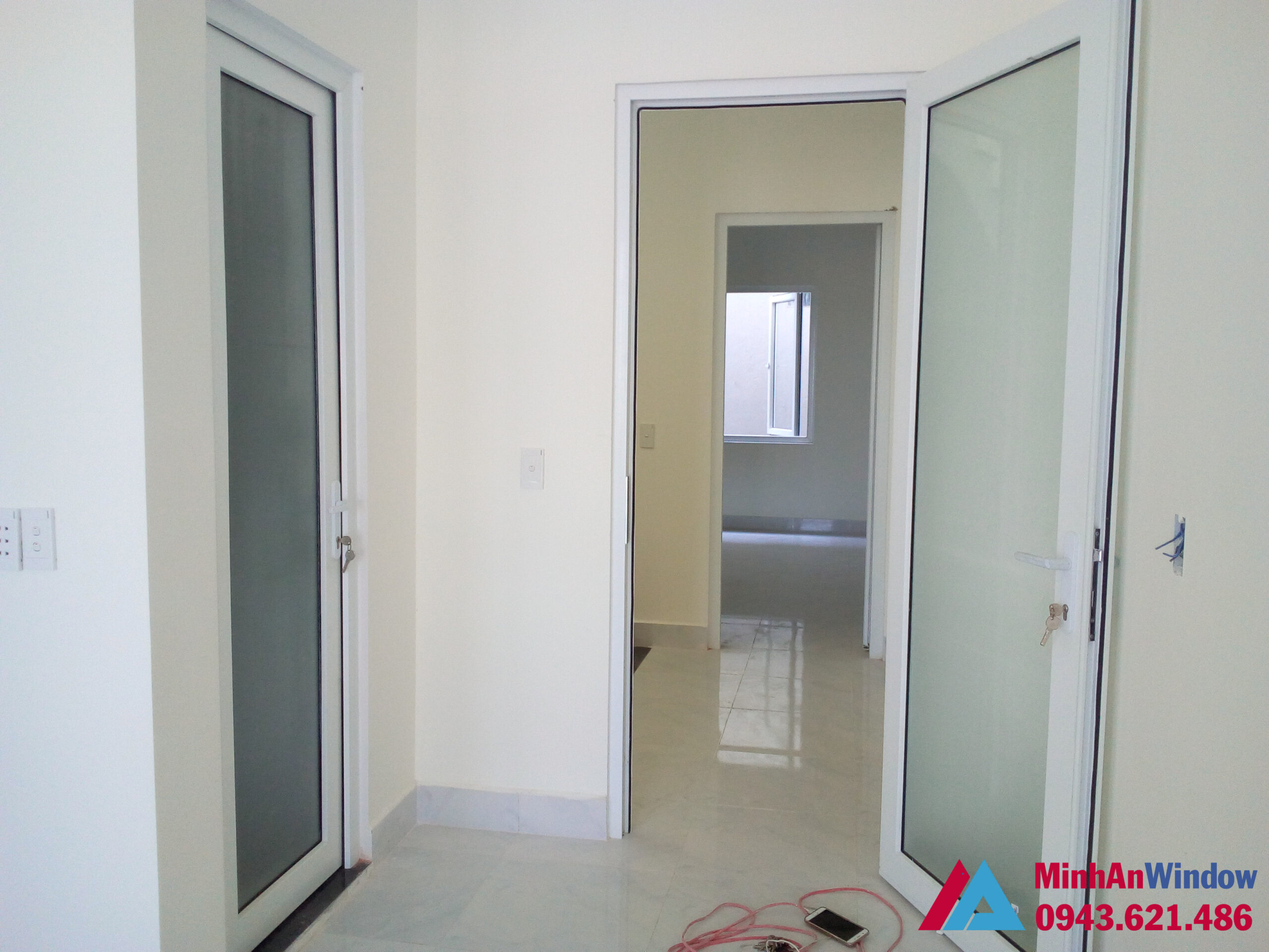 Thi công cửa nhôm kính pano - minh an window đã thi công Thi công cửa nhôm kính Pano - Minh An Window đã thi công