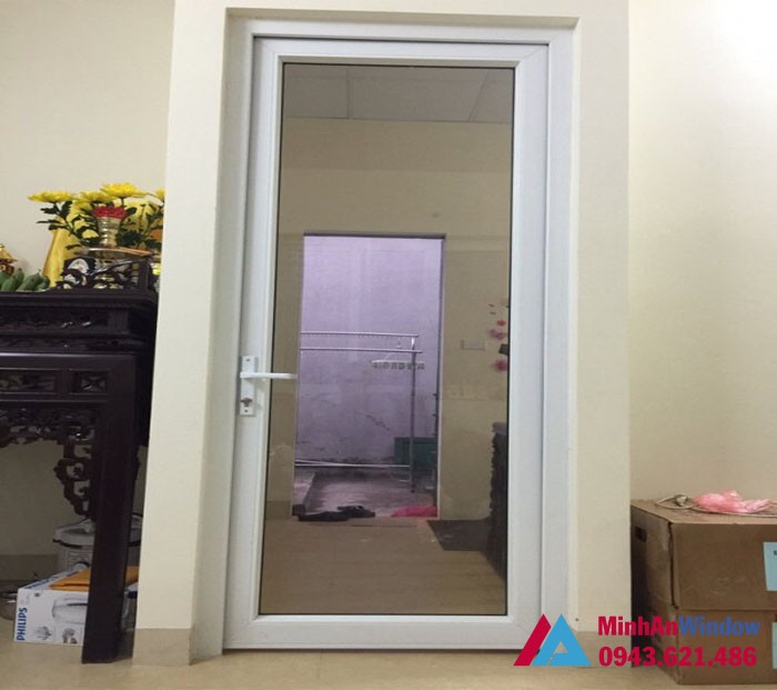 Mẫu cửa nhôm kính pano 1 cánh đẹp gọn gàng - minh an window đã thi công Mẫu cửa nhôm kính pano 1 cánh đẹp gọn gàng - Minh An Window đã thi công