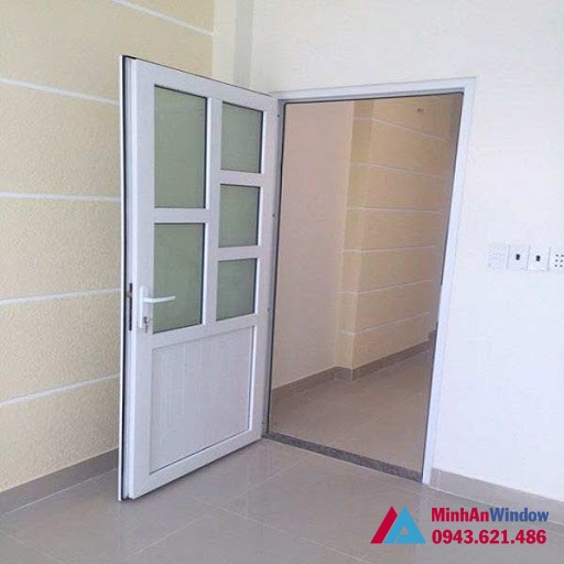 Cửa nhôm pano 1 cánh - minh an window đã thi công Cửa nhôm pano 1 cánh - Minh An Window đã thi công