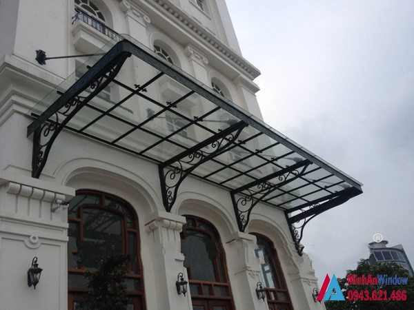 Mái kính cường lực khung sắt nghệ thuật, khu đôthị vincom Mái kính cường lực khung sắt nghệ thuật, khu đôthị vincom
