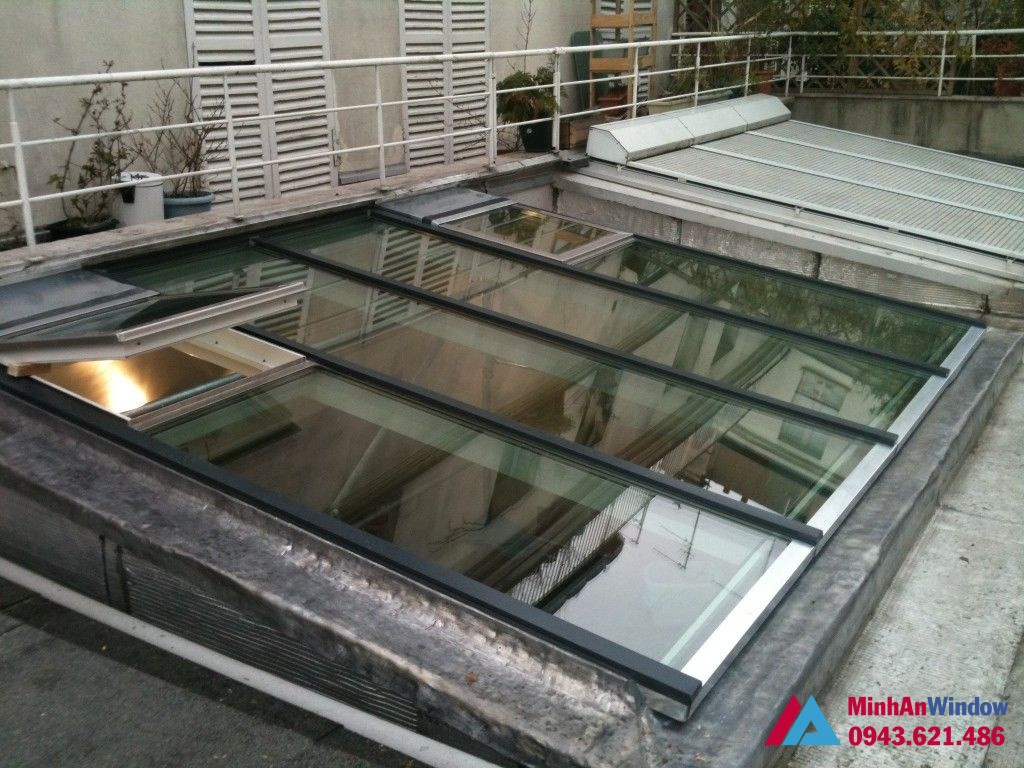 Mẫu mái kính giếng trời cực đẹp tại Cao Bằng Mẫu mái kính giếng trời cực đẹp tại Cao Bằng