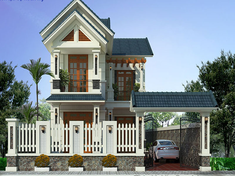 Mẫu nhà 2 tầng 4 phòng ngủ đẹp thoáng - Nội thất Minh An Mẫu nhà 2 tầng 4 phòng ngủ đẹp thoáng - Nội thất Minh An