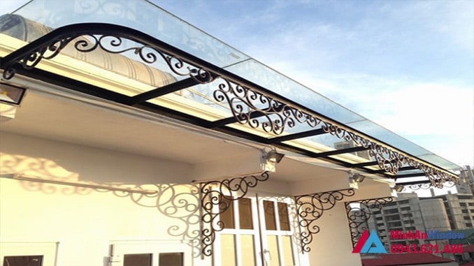 Mái vòm kính khung sắt nghệ thuật Mái vòm kính khung sắt nghệ thuật
