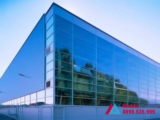 Vách mặt dựng nhôm xingfa hệ 65 lộ đố kính phản quang 6 Vách Mặt Dựng Nhôm Xingfa Hệ 65 Lộ Đố Kính Phản Quang 6