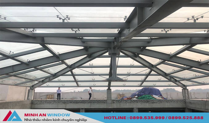 Minh An Window nhà thầu lắp đặt Mái kính các nhà máy KCN Bình Xuyên - Vĩnh Phúc chất lượng nhất Minh An Window nhà thầu lắp đặt Mái kính các nhà máy KCN Bình Xuyên - Vĩnh Phúc chất lượng nhất