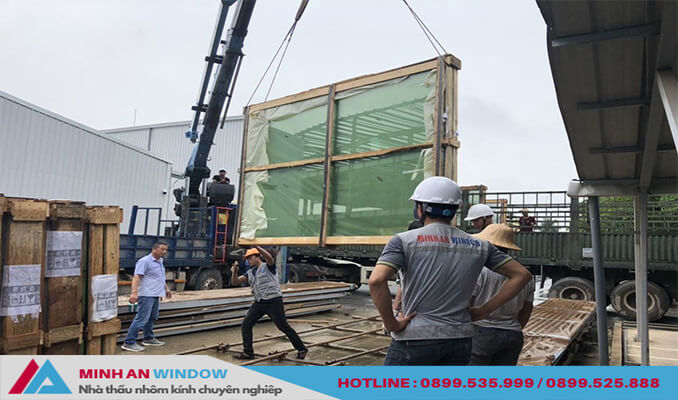 Minh An Window lắp đặt Mái kính cho các nhà máy KCN Bình Xuyên - Vĩnh Phúc chất lượng