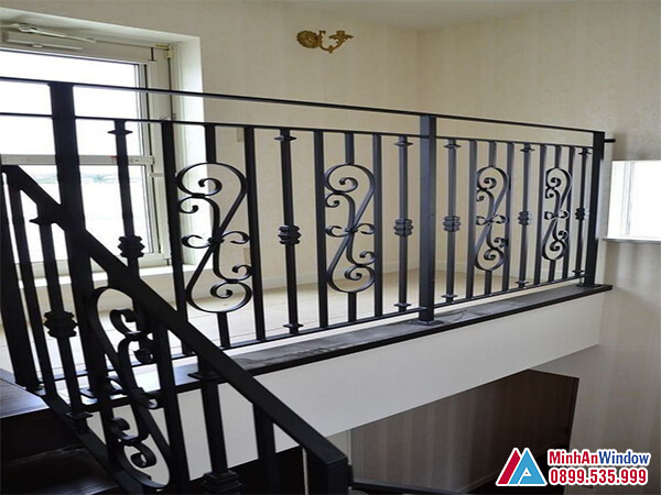 Cầu thang sắt mỹ thuật cao cấp chất lượng - minh an window đã thi công Cầu thang sắt mỹ thuật cao cấp chất lượng - Minh An Window đã thi công