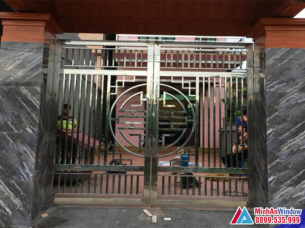Cửa cổng inox tại Bắc Giang cao cấp chất lượng số 1 Việt Nam - Minh An Window đã thi công