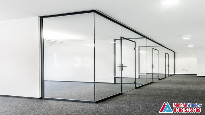 Cửa Kính Cường Lực Vách Ngăn Cao Cấp - Minh An Window Đã Thi Công Cửa Kính Cường Lực Vách Ngăn Cao Cấp - Minh An Window Đã Thi Công