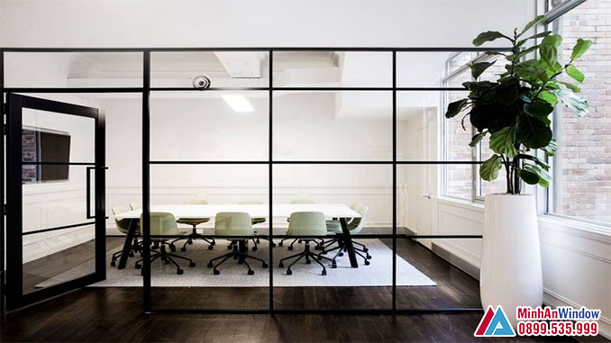 Cửa Kính Cường Lực Khung Nhôm Cho Văn Phòng - Minh An Window Đã Thi Công Cửa Kính Cường Lực Khung Nhôm Cho Văn Phòng - Minh An Window Đã Thi Công