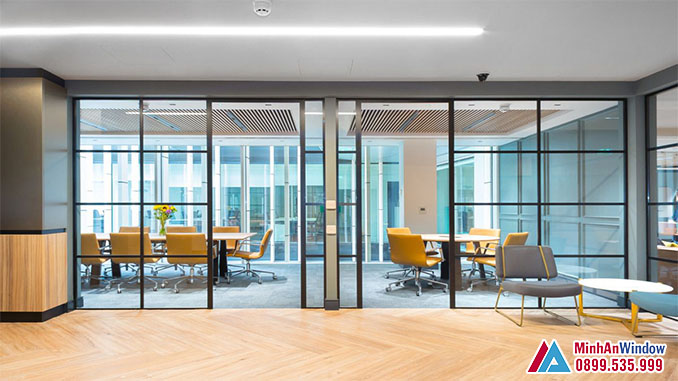 Cửa Kính Cường Lực Văn Phòng Cao Cấp Chất Lượng - Minh An Window Đã Thi Công Cửa Kính Cường Lực Văn Phòng Cao Cấp Chất Lượng - Minh An Window Đã Thi Công