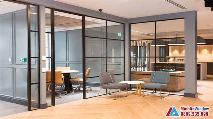 Cửa Kính Cường Cao Cấp Cho Văn Phòng - Minh An Window Đã Thi Công Cửa Kính Cường Lực Cao Cấp Cho Văn Phòng - Minh An Window Đã Thi Công