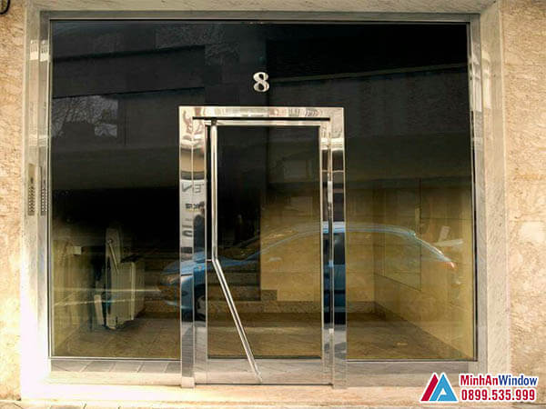 Cửa kính khung inox tại Phú Xuyên cao cấp uy tín chất lượng - Minh An Window cung cấp và lắp đặt